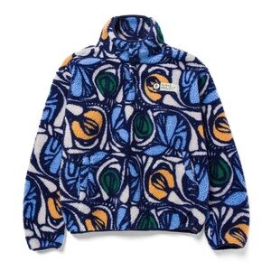 Parks Project Navy and Orange Fleece Pullover